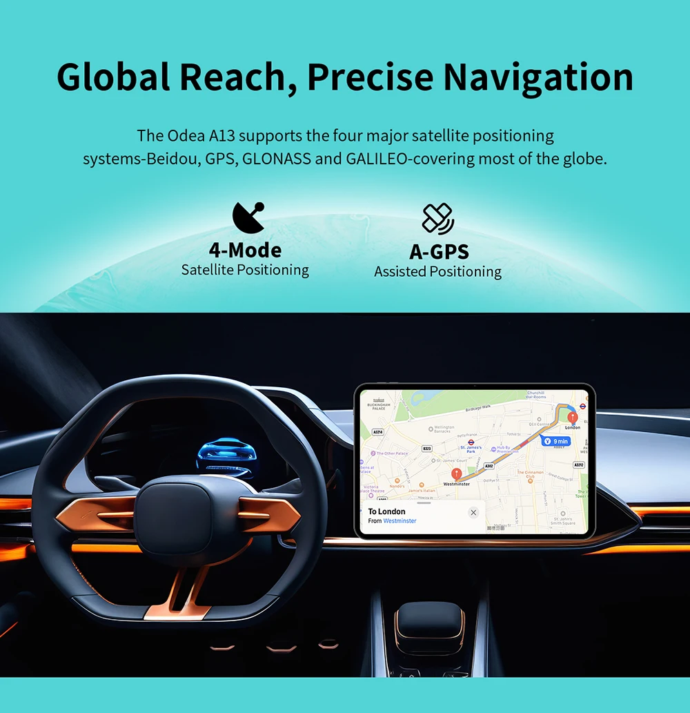Odea A13 Tablets PC 13.4 inch 8GB RAM(+12GB Virtual) 128GB ROM FHD 8000mAh Unisoc T7280 Octa-Core Android 15 4G LTE