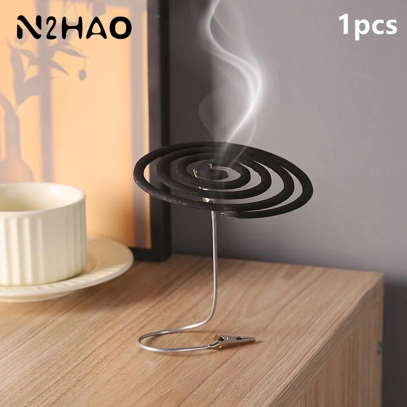 Portable Double Ended Mosquito Coil Holder Clip Broken Incense Clip Stand Mosquito Coil Rack Photo Folder Label Clip Card Holder