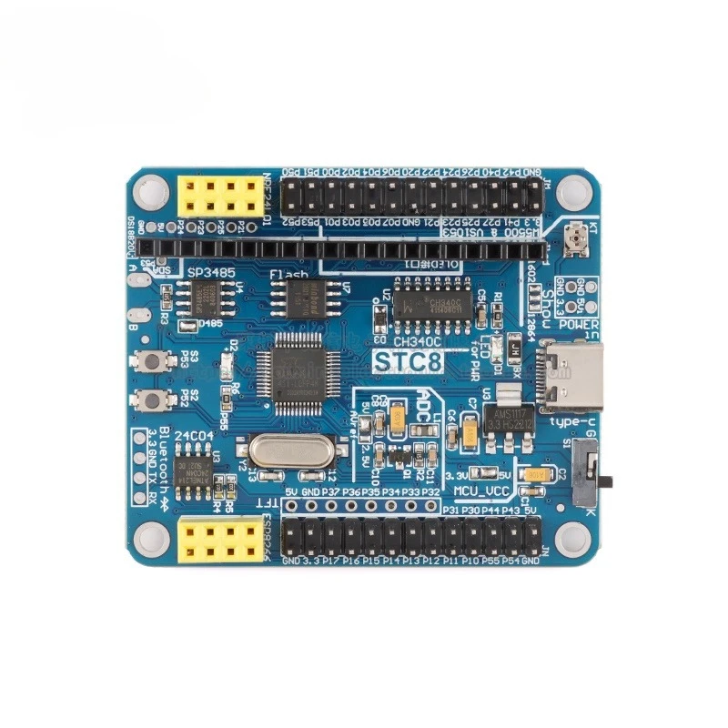 Original STC8A8K64D4 development board 51 MCU system learning board