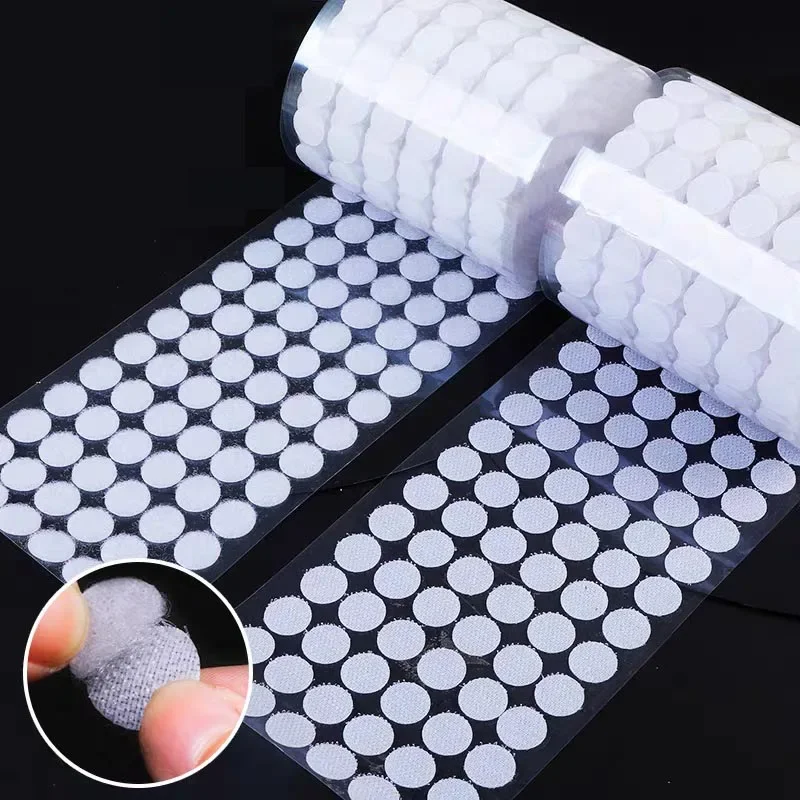 10mm self-adhesive circular transparent film back adhesive dot punched double-sided strong mother and child adhesive