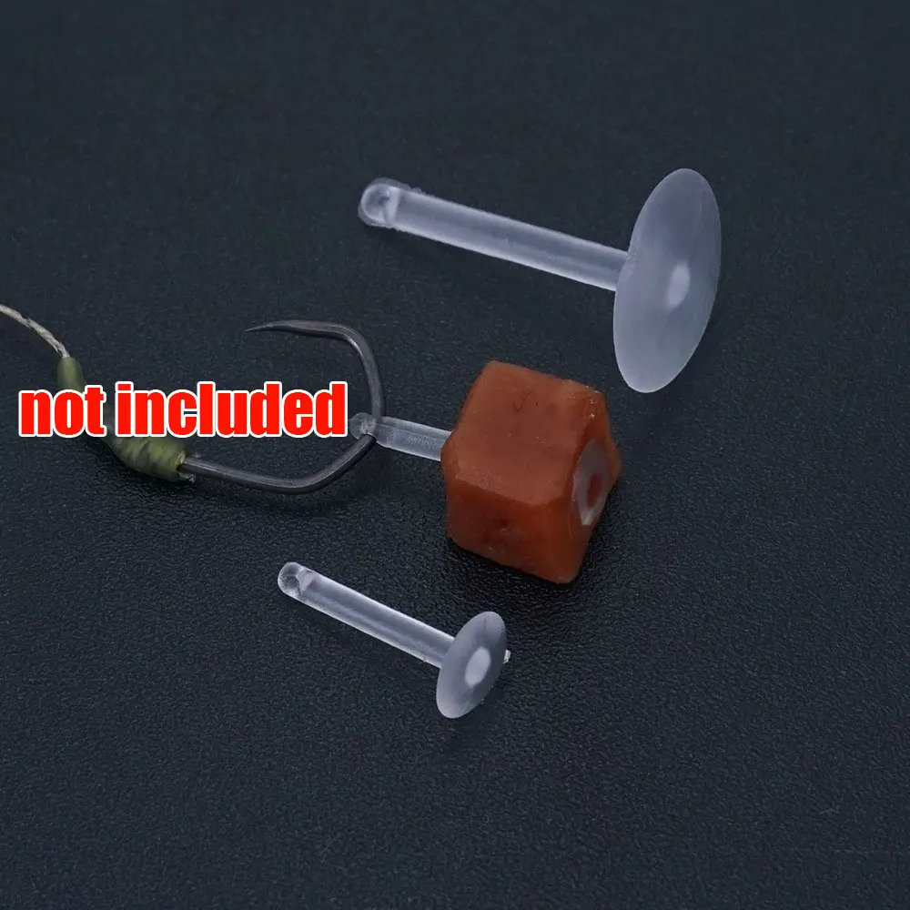 

40pcs Fish Lure Stopper Rod Carp Fishing Hook Bait Accessories Clear Bait Stops Fishing Terminal Tackle Tool Fishing Gear