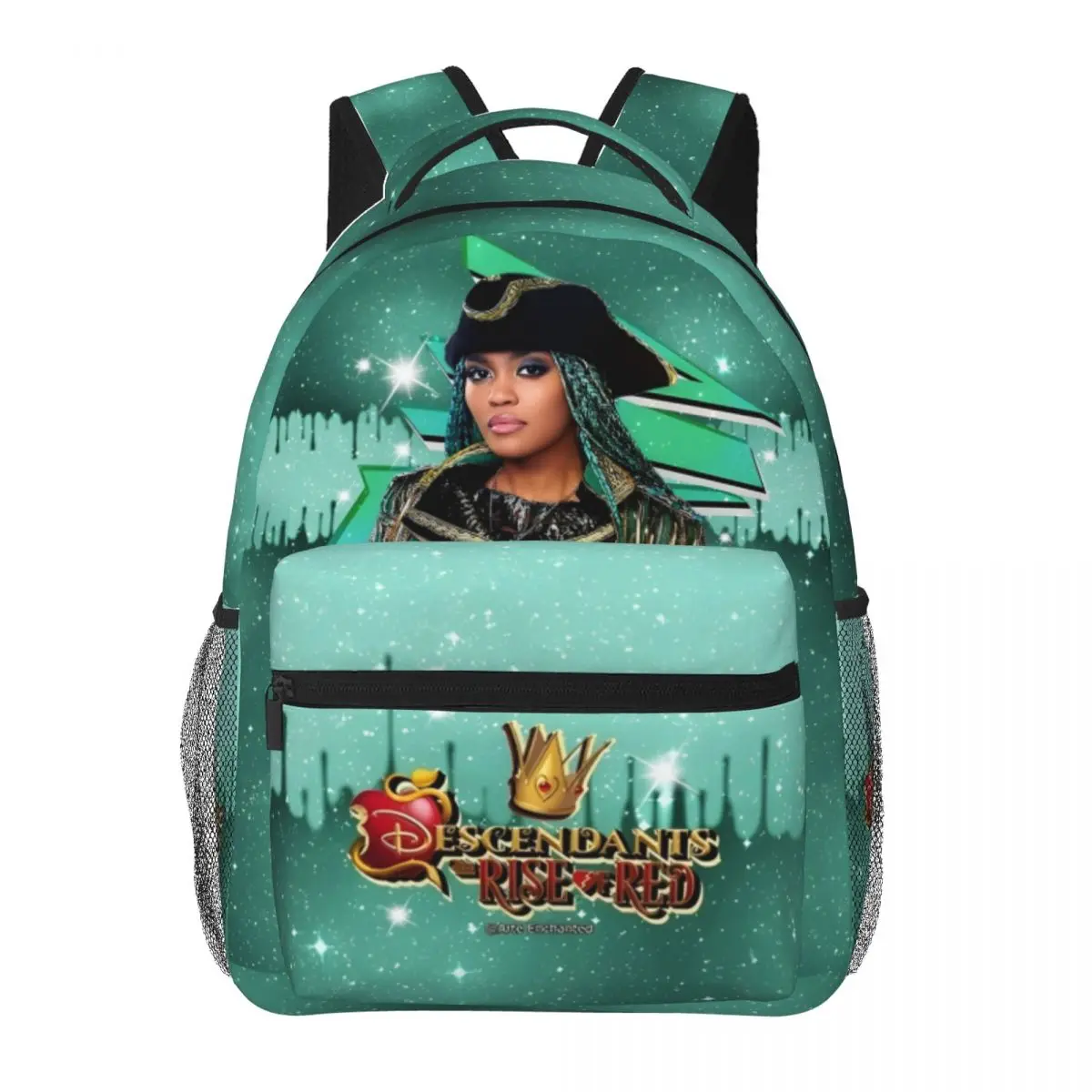 Uma - Descendants 4 The Rise Of Red Student School Bookbag Canvas Daypack Elementary High College Travel Bags 16in