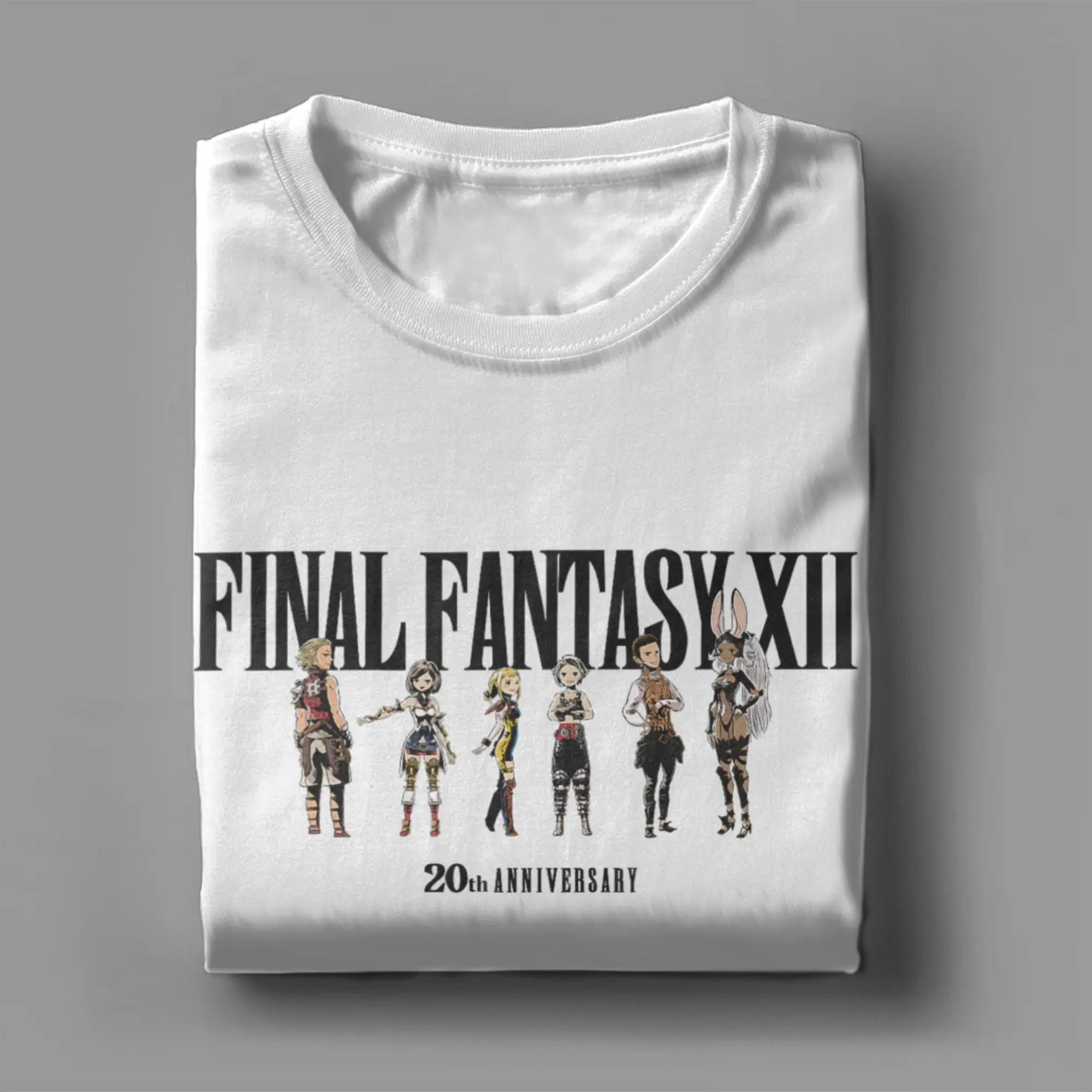 T-Shirt Summer Final Fantasy Anniversary Collection FFXII Special Art T-Shirts Cotton Tee Shirt for Man Short Sleeve Clothing view 4
