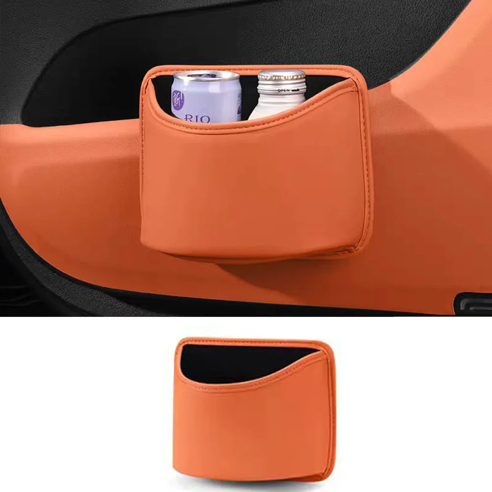 

Подходит для Xiaomi YU7 2025, автомобильное мусорное ведро, кожаный ящик для хранения, внутреннее хранилище, аксессуары и аксессуары для интерьера