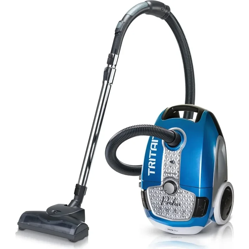 Prolux Tritan Bagged Canister Vacuum with HEPA Filtration and Complete Home Care Tool Kit