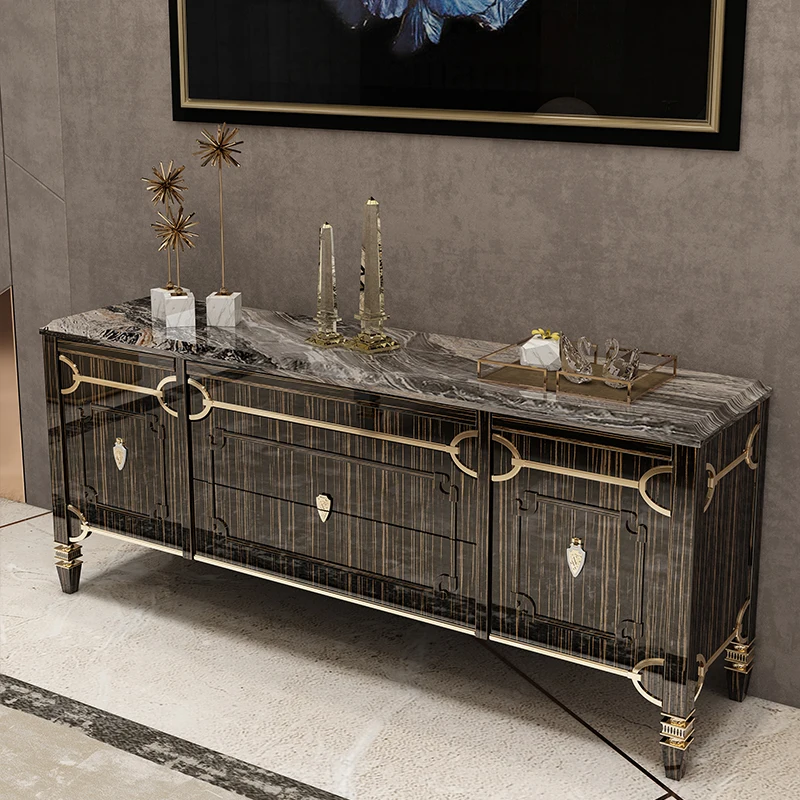 Nordic style home master bedroom simple bedside cabinet Italian creative high locker light luxury decorative cabinet