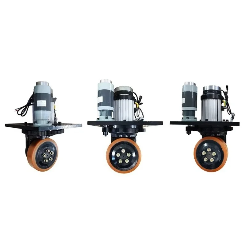 Industrial vertical propulsion unit 2590 rpm 1500 watt electric traction wheel for precision forklift control