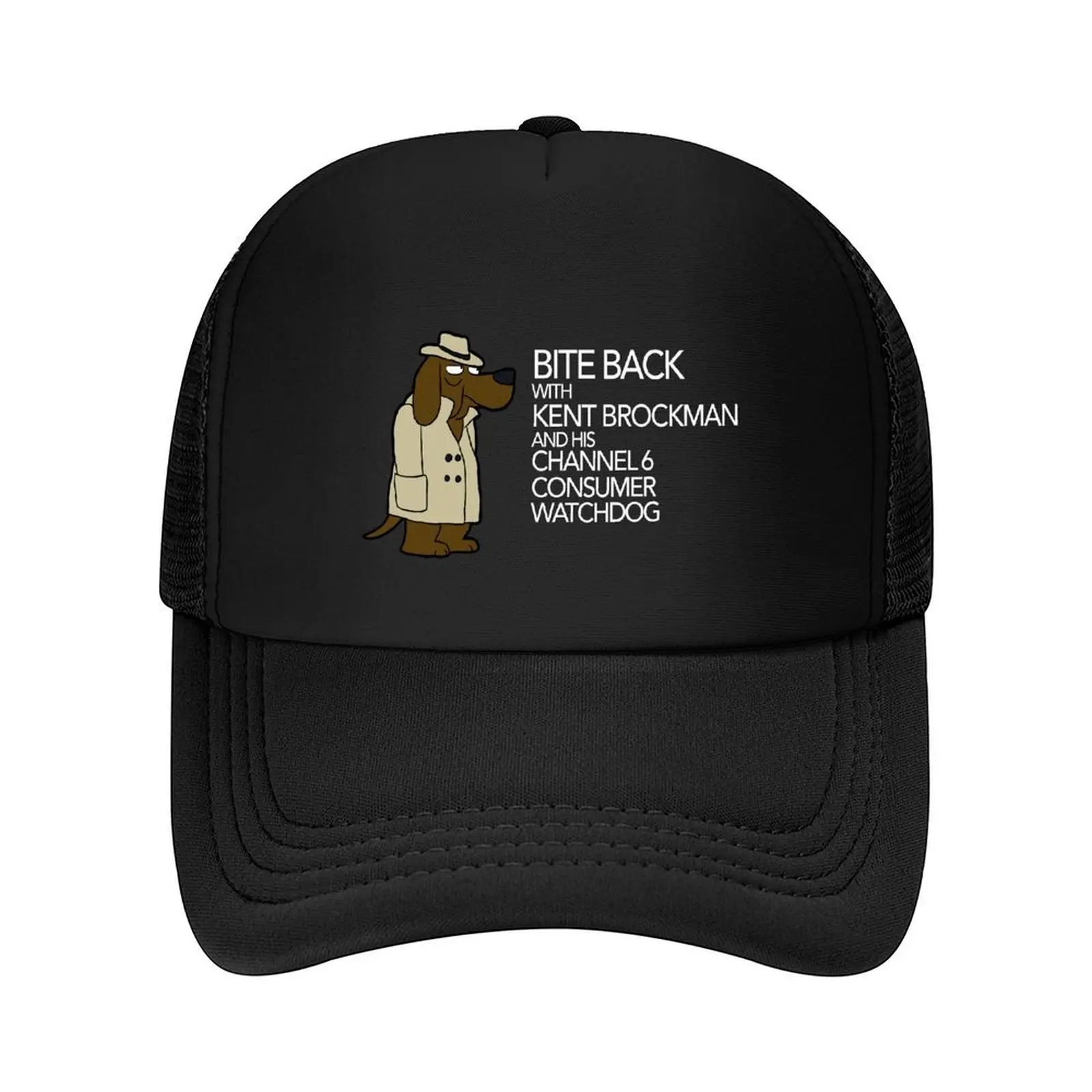 

Bite Back with Kent Brockman Baseball Cap luxury woman cap Thermal Visor dad hat black Golf Women Men's