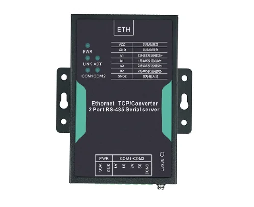 Multi channel RS232/485 to Ethernet serial port server industrial grade network port communication Modbus gateway module
