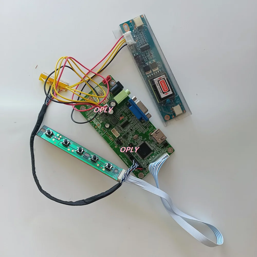 

58C Controller board HDMI-Compatible VGA 18.5“ for M185XW01 V7 M185XW01 V8 MT185GW01 V.2 1366x768 display Panel LED Screen LCD