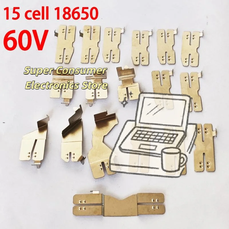 15*18650 DIY Battery Case Kit for DeWalt 60V/20V XR–Includes BMS,PCBA,Nickel Strips for Welding, Repair & Rebuild Solution