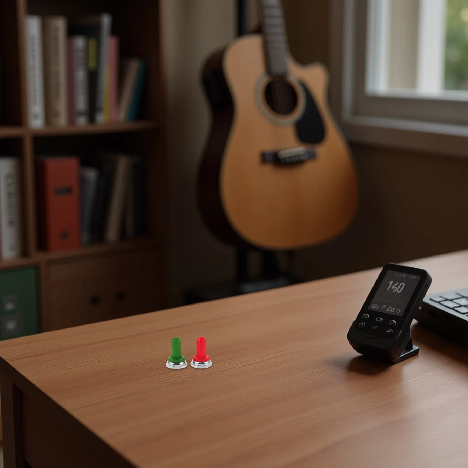 4 قطعة اكسسوارات الغيتار مقاوم للماء الروك التبديل حامي 12 مللي متر تبديل غطاء المقبض ل الغيتار الكهربائي لاقط محدد المطاط التمهيد