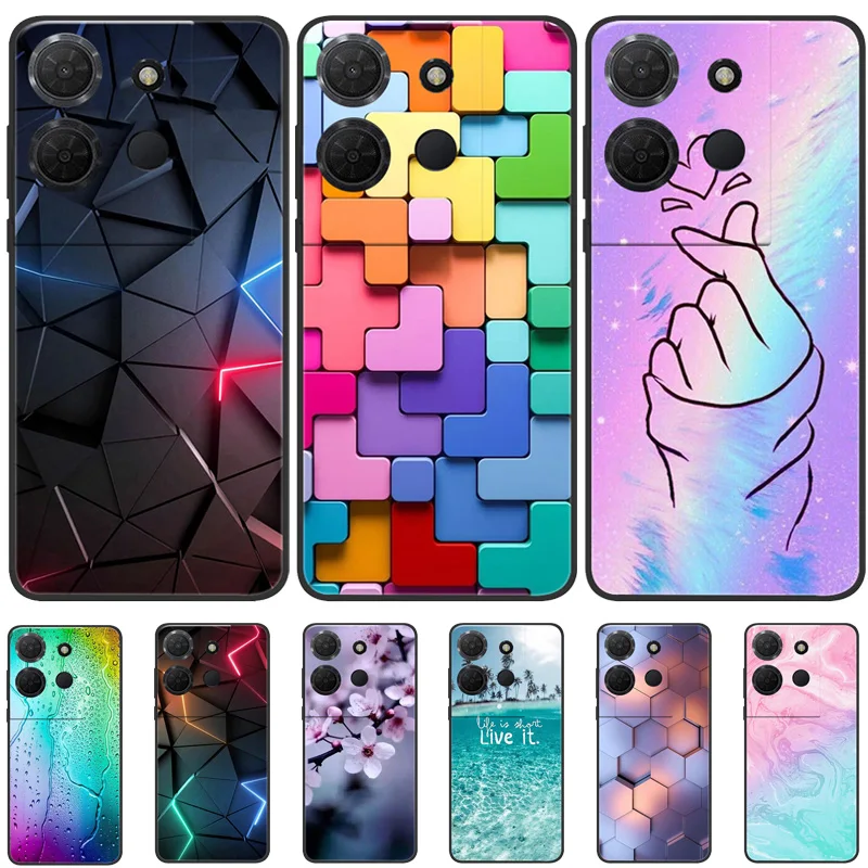 Phone Case For TCL 503 Cases Soft Silicone Cover For TCL 503 T442M T442A T442J Fashion Case For TCL503 Full Protector Shells