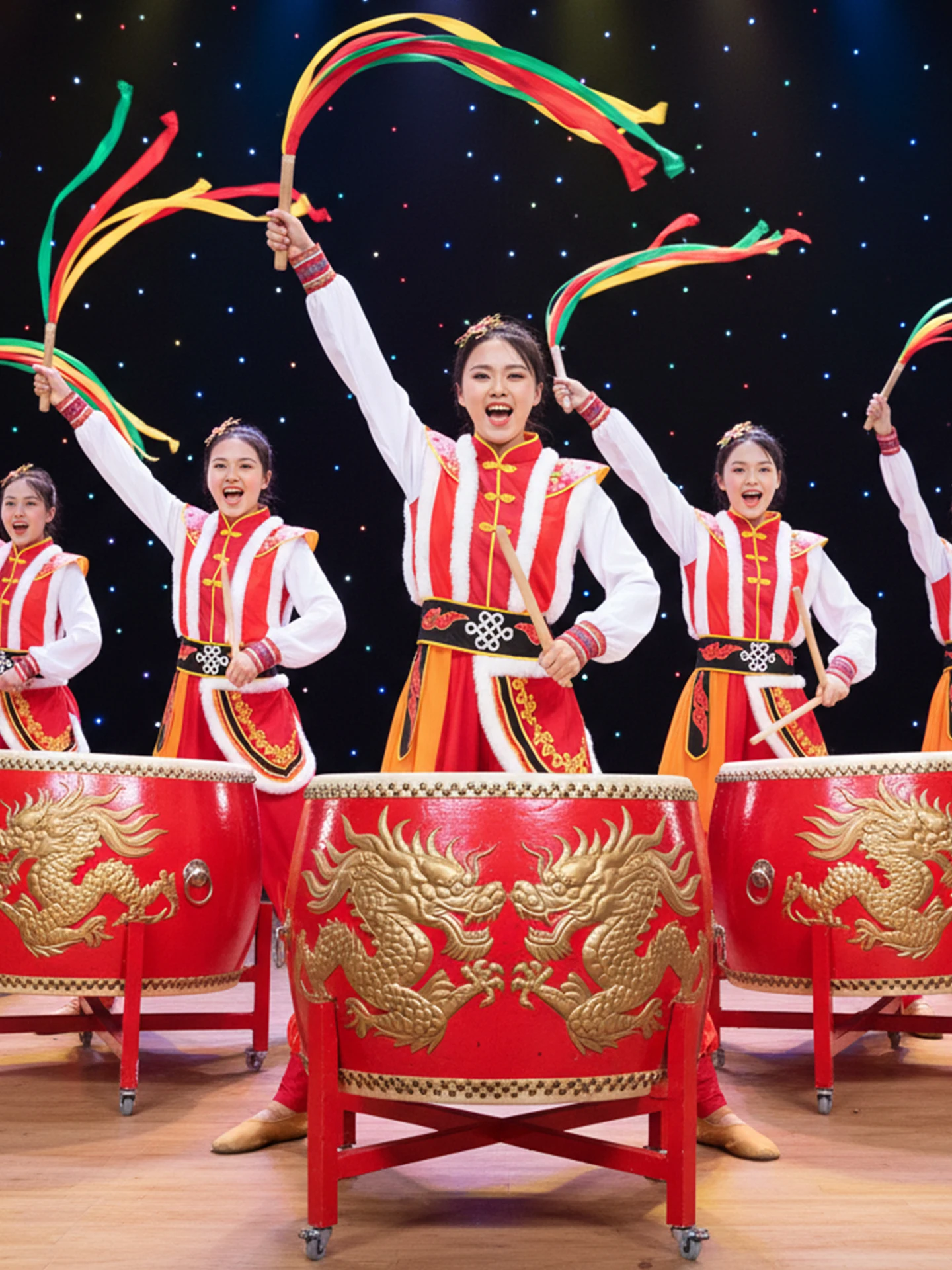 

Новый костюм для выступлений с поясными барабанами 2026 года для взрослых, мужской и женский, для танца дракона, танца в стиле «Ветер», танца с гонгами, зимний, традиционный, этнический