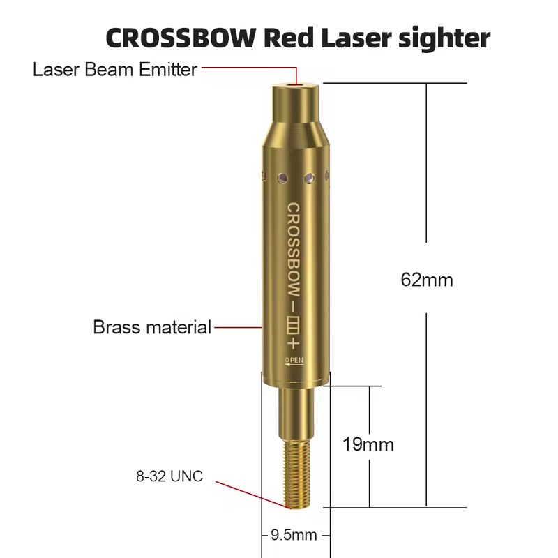 Horizontal Calibration 5.5mm Sight Red Laser Calibration Instrument Zero free Concentric High Precision Sight - Image 10