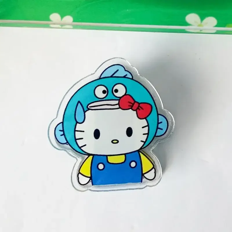 Sanrio Hello Kitty Hangyodon Kawali Afdichtingsclip Dubbelzijdig Pp Clip Memo Clip Briefpapier Opslag Leuk Verjaardagscadeau Voor Meisjes