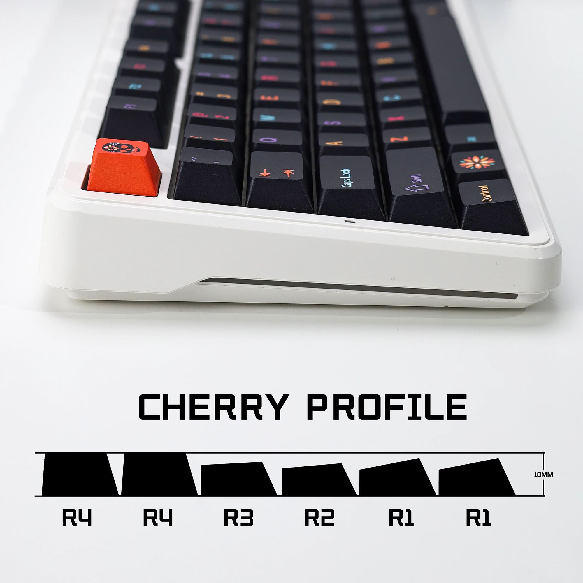 KBDiy 143 Keys GMK Mictlan Keycaps Korean Retro Cherry Profile PBT For MX Switches Gaming Mechanical Keyboard Keycap Custom