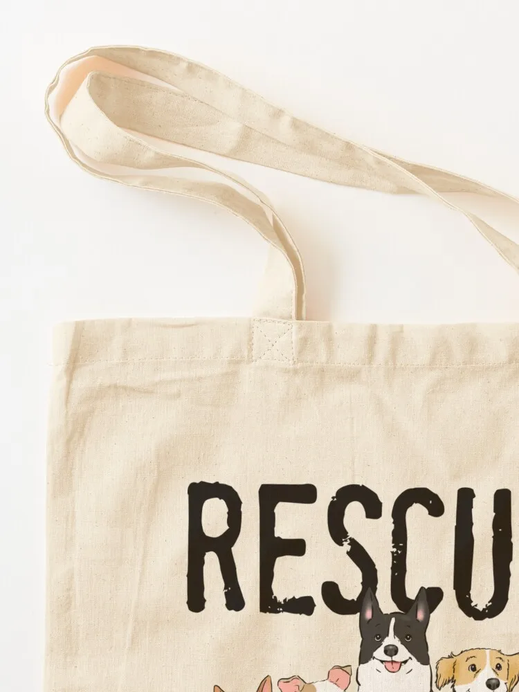 Rescued is My Favorite Breed Tote Bag hand bag cute tote bag personalized tote eco pack