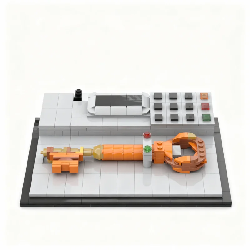 

400pcs MOC SCP 005 Skeleton Key Agents Model Building Blocks Construction Toy Christmas Gifts DIY Creative Idea Education Brick