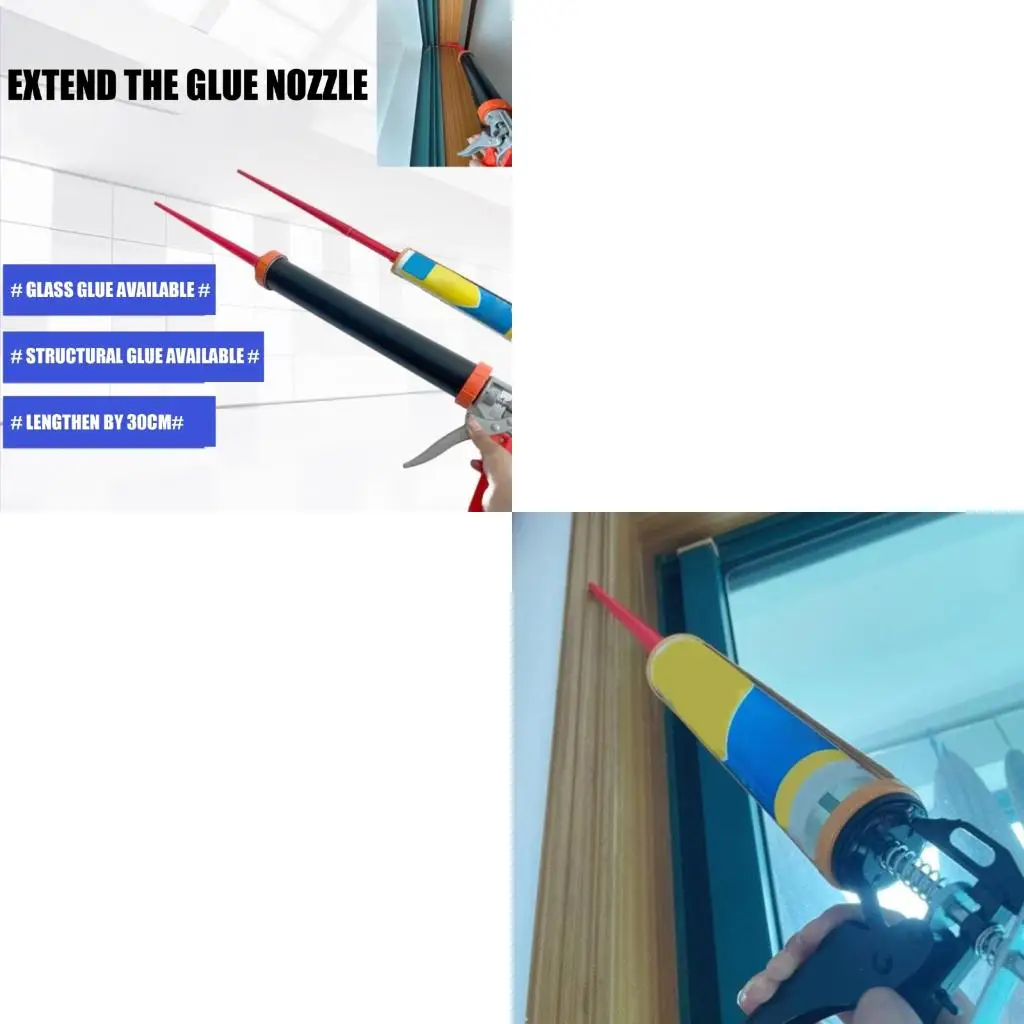 Long Caulk Extension Applicator Tool for Door Sealing Structural Adhesive Glass high quality