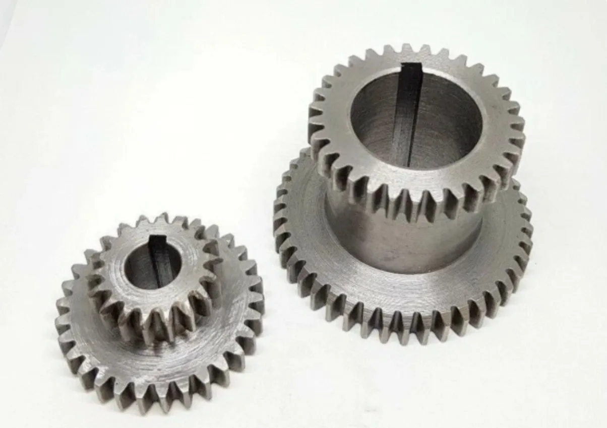 1 pair 2 speed Metal Gear Set Double Gear - for CJ0618 series mini-lathe