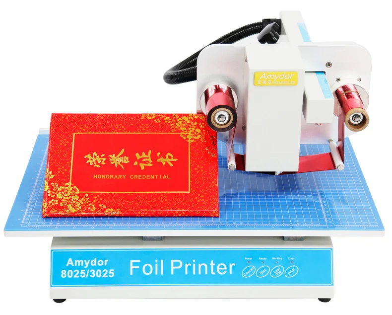

8025 Digital Hot Stamping Foil Notebooks Printer Machine