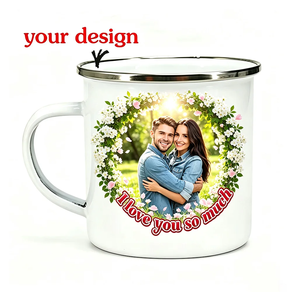 Personalised Your Photo Customize Boyfriends Girl Friends Coffee Mugs Tea Cups Wedding Surprised Gift for Lovers