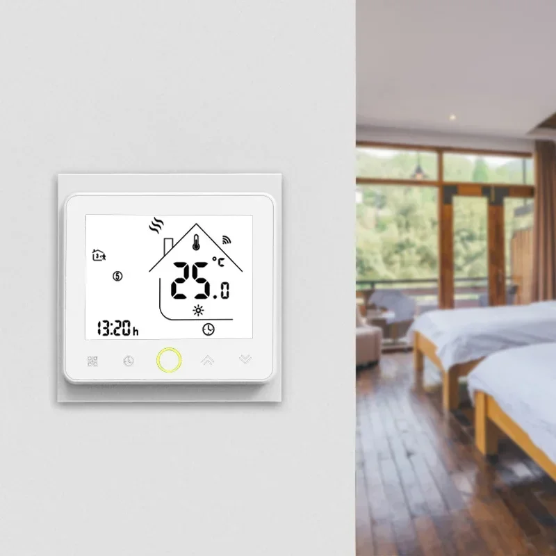 Smart WIFI Touch Thermostat Water Electirc Floor Heating Gas Boiler Temperature Controller App Voice Control Alexa Google