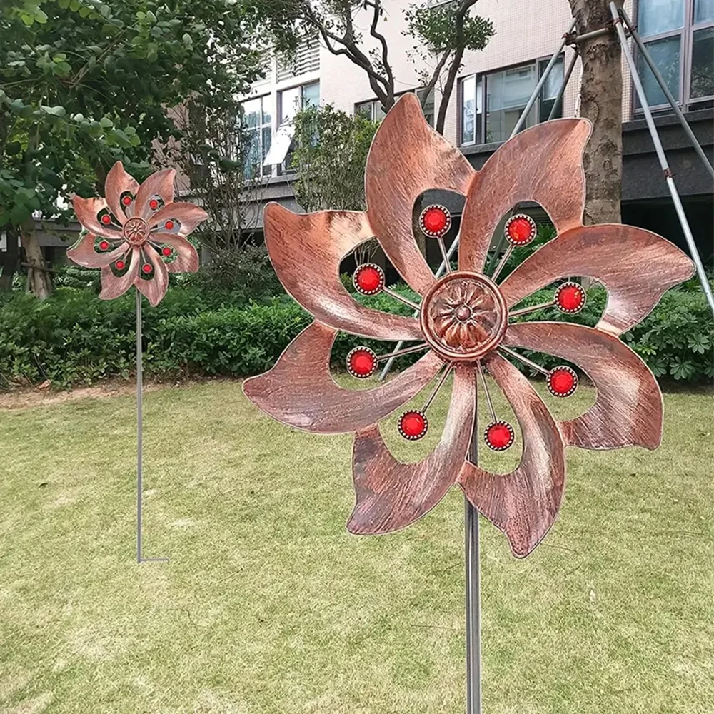 

Wind Spinners-Wind Spinners for Yard and Garden-Wind Sculptures & Spinners-Metal Wind Spinner Gift Or use for Patios, Gardens