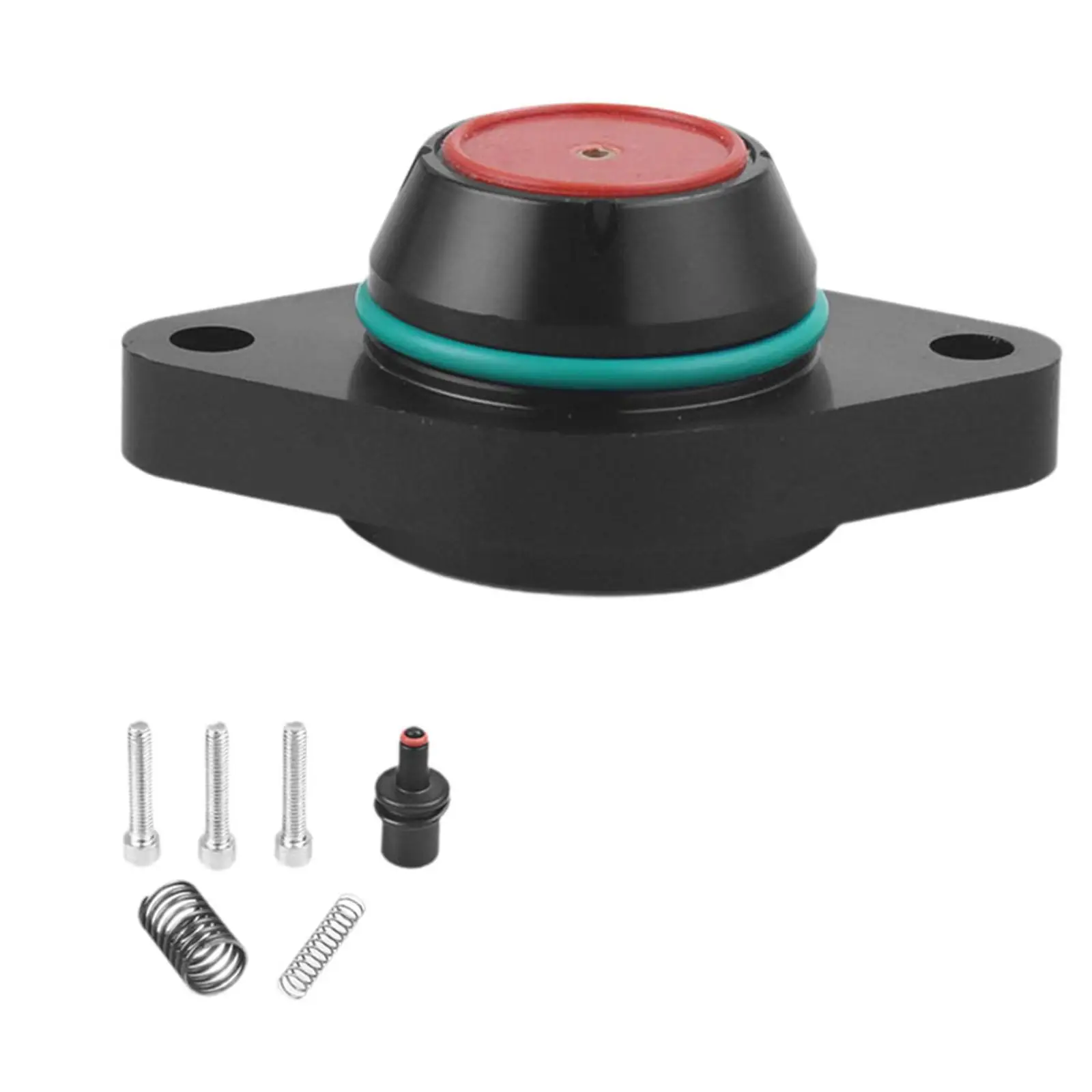Car Blow Diverter Valve Kit Aluminum Alloy Turbocharger Valve Set Easy Install for VW Golf 1.4TSI Twincharger