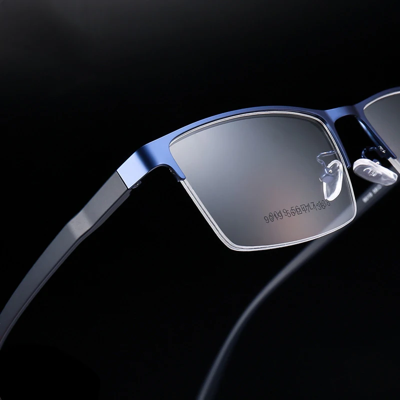 Men Metal Alloy Glasses Frame Fashion Male Square Ultralight Eye Myopia Optical Prescription Eyeglasses F9019