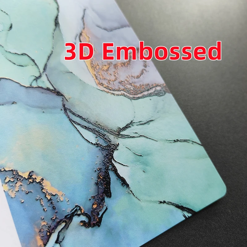 3D Embossed Color Film Back Cover Protector Sticker for Film Cutter Universal Cutting Film PVC Marble Decorative Back Cover