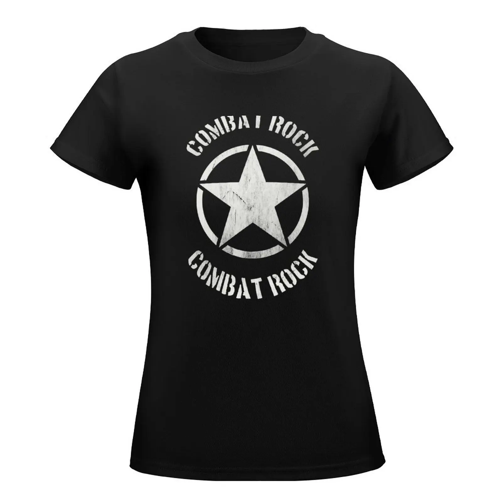 COMBAT ROCK T-Shirt Short sleeve tee kawaii clothes quick drying Woman T-shirts