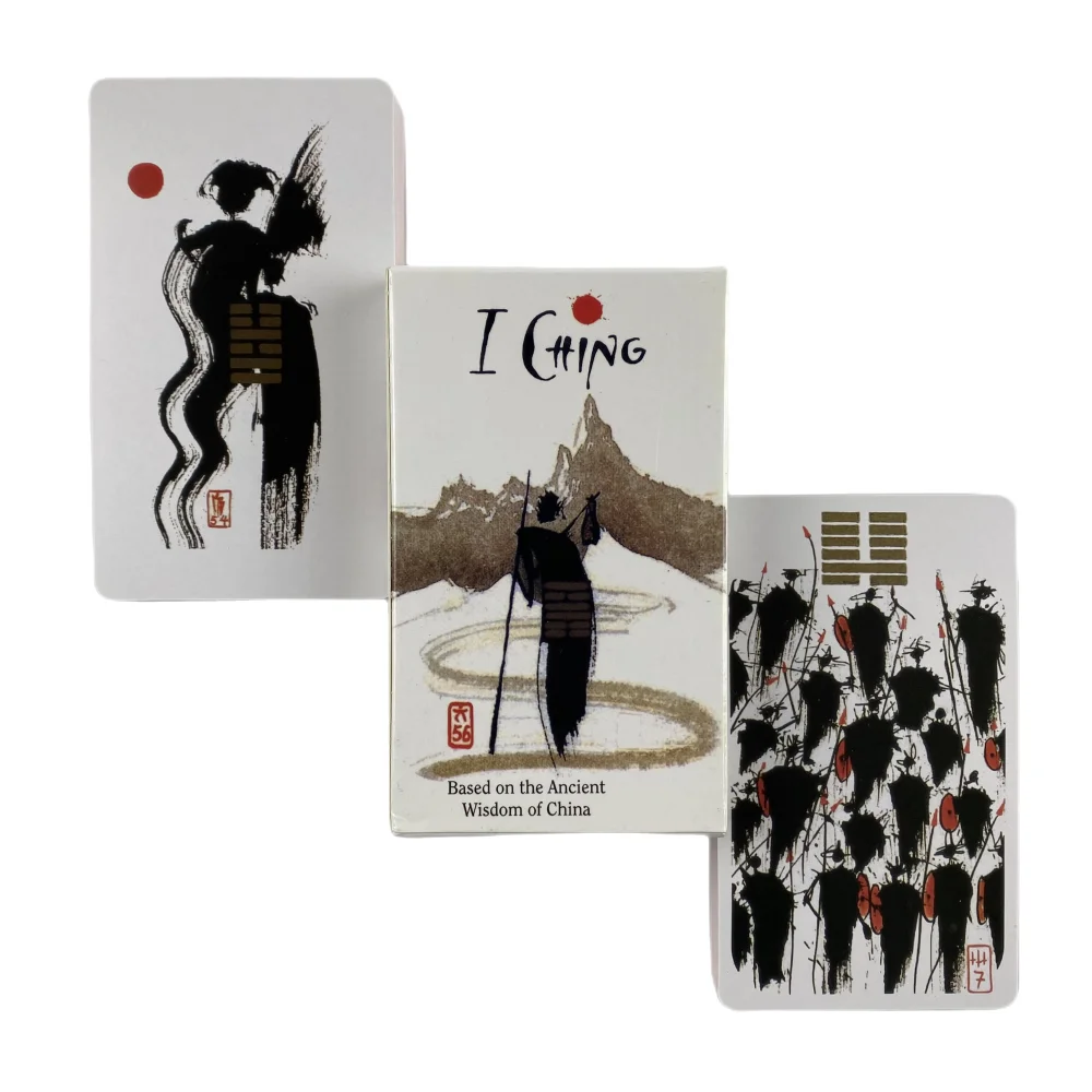 I Ching Tarot Cartões Sabedoria Da China A 64 Oracle Inglês Visions Adivinhação Edição Deck Borad Jogar Jogos