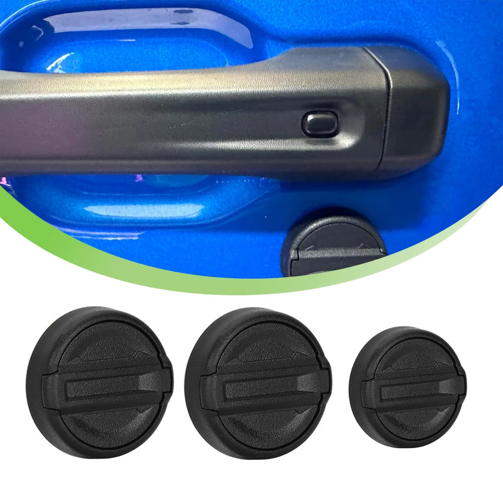 3Pack Car Door Socket Key Magnetic Solid Suction Protection Cover for Jeep Wrangler JK JL TJ Gladiator JT Exterior Accessories