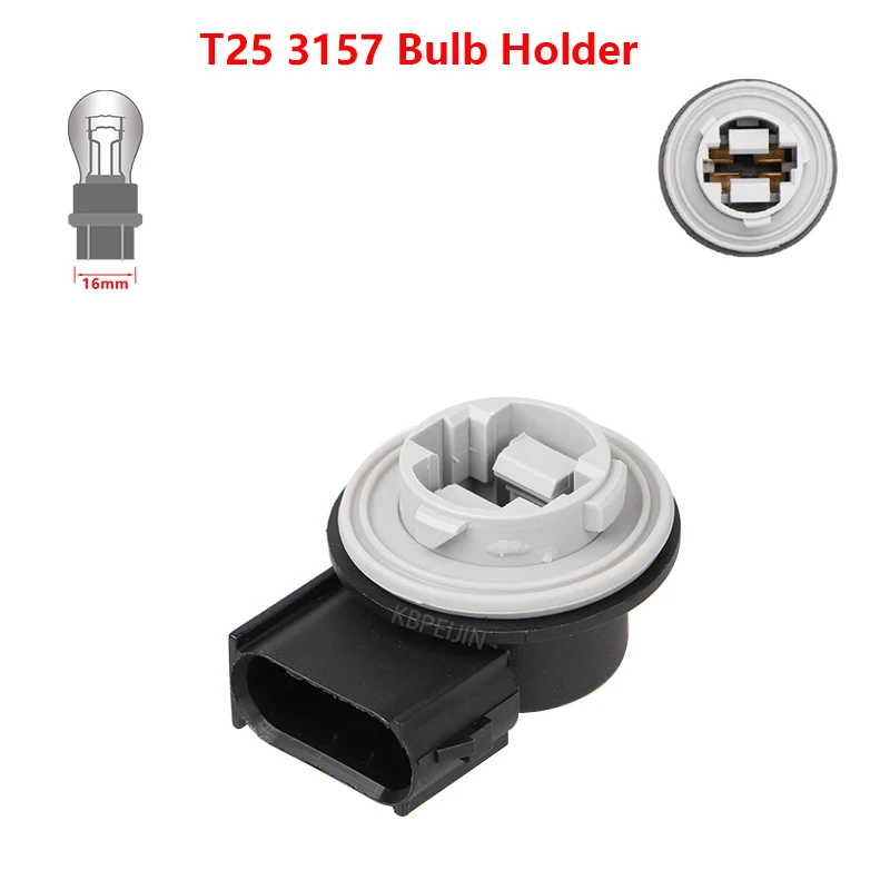1x For Ford Focus Excursion Escape Edge Turn Signal Light T25 3157 Bulb Lamp Holder Socket Accessories