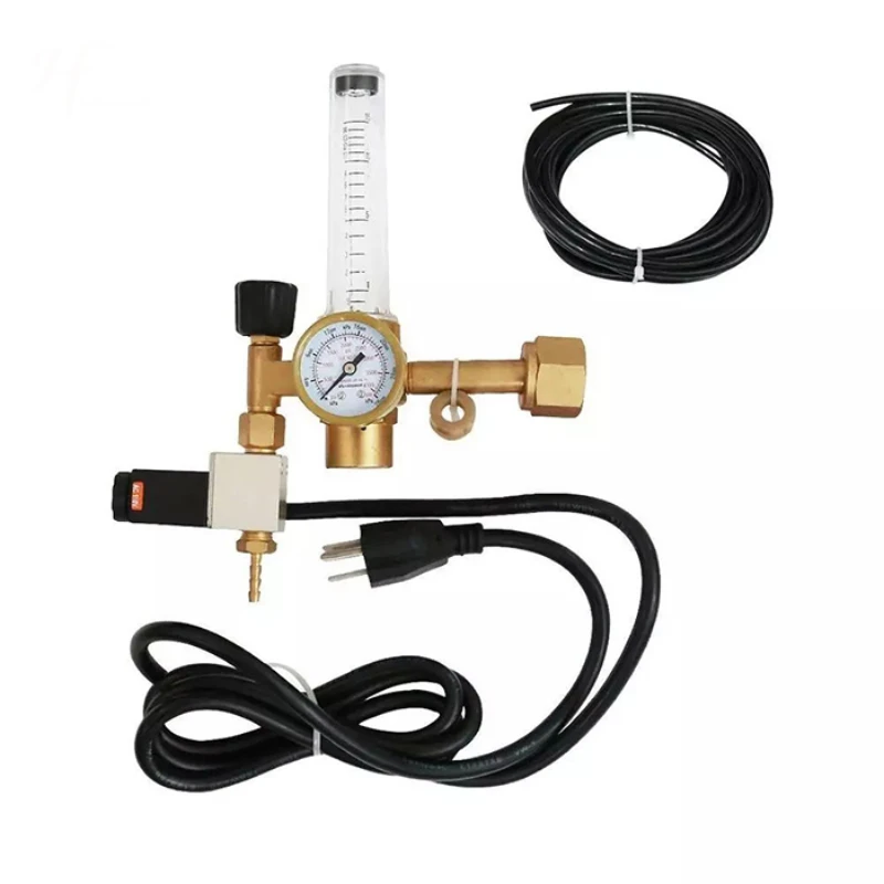 

Good quality hydroponics 191 co2 gas regulator with solenoid valve control carbon dioxide