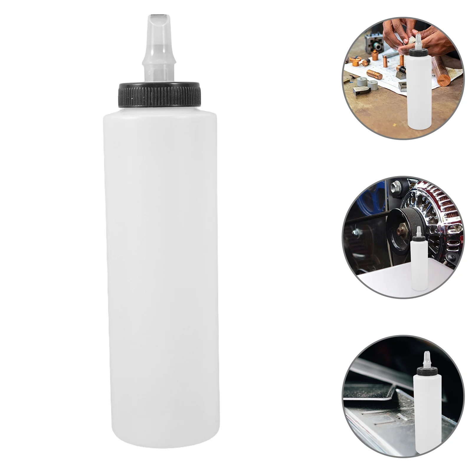 

Plastic Squeeze Bottle 400ml Car Wax Polish Automotive Wax Dispenser Self Cleaning Empty Polishing Bottle for Car Care