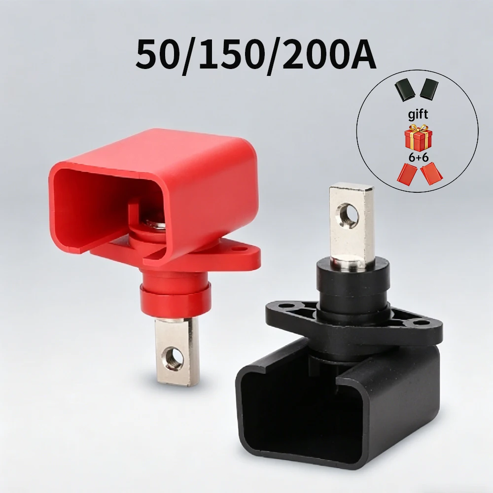 2/4PCS 50A 150A 200A Flame Retardant Single-Thread Rhombus Battery Terminal Screw Connection for Energy Storage