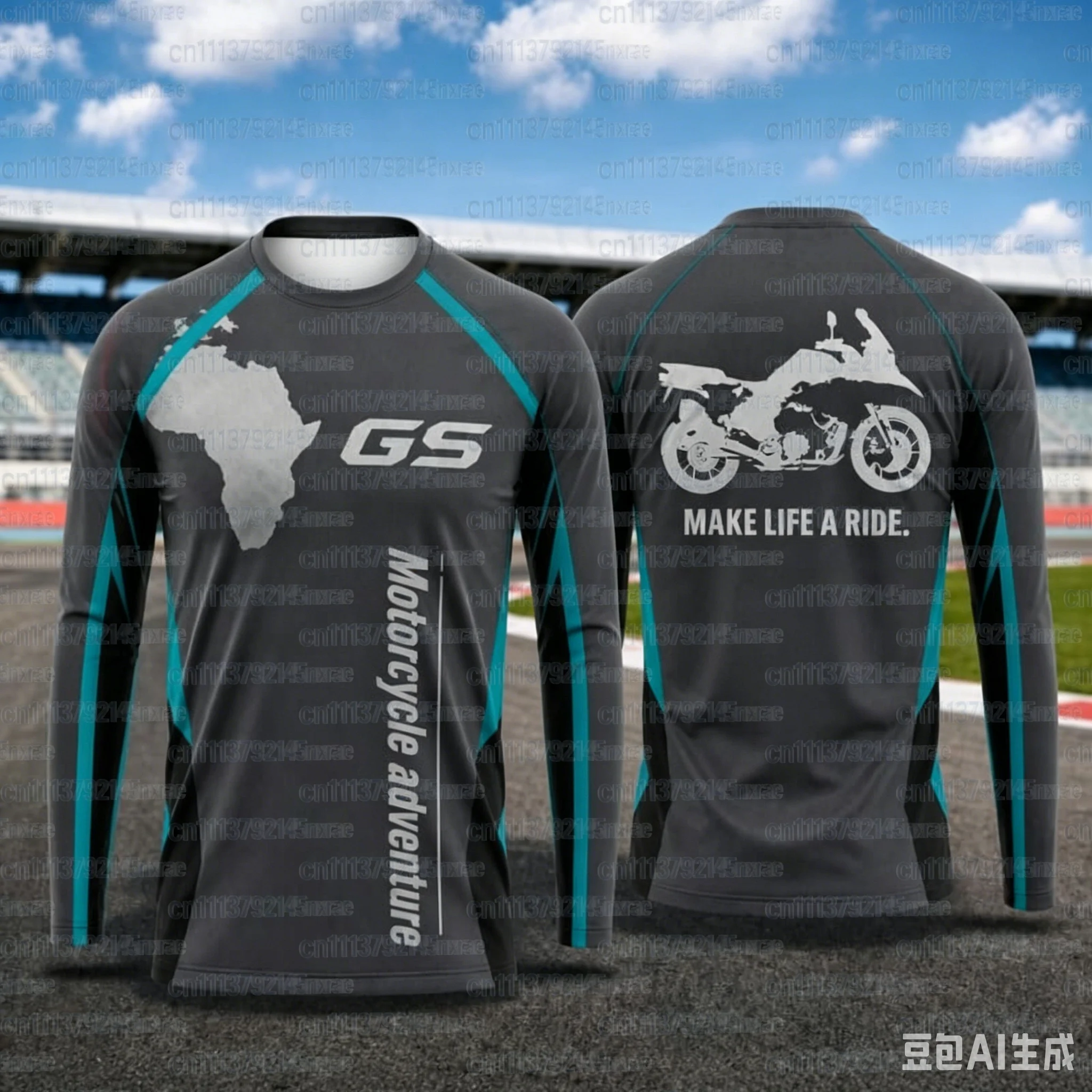 2026 Herren GS Motorrad-Abenteuer Langarm-T-Shirt Schnelltrocknend Atmungsaktives Moto-Trikot für Biker Fahr-T-Shirt Familien-Match 2026 – Detail 12