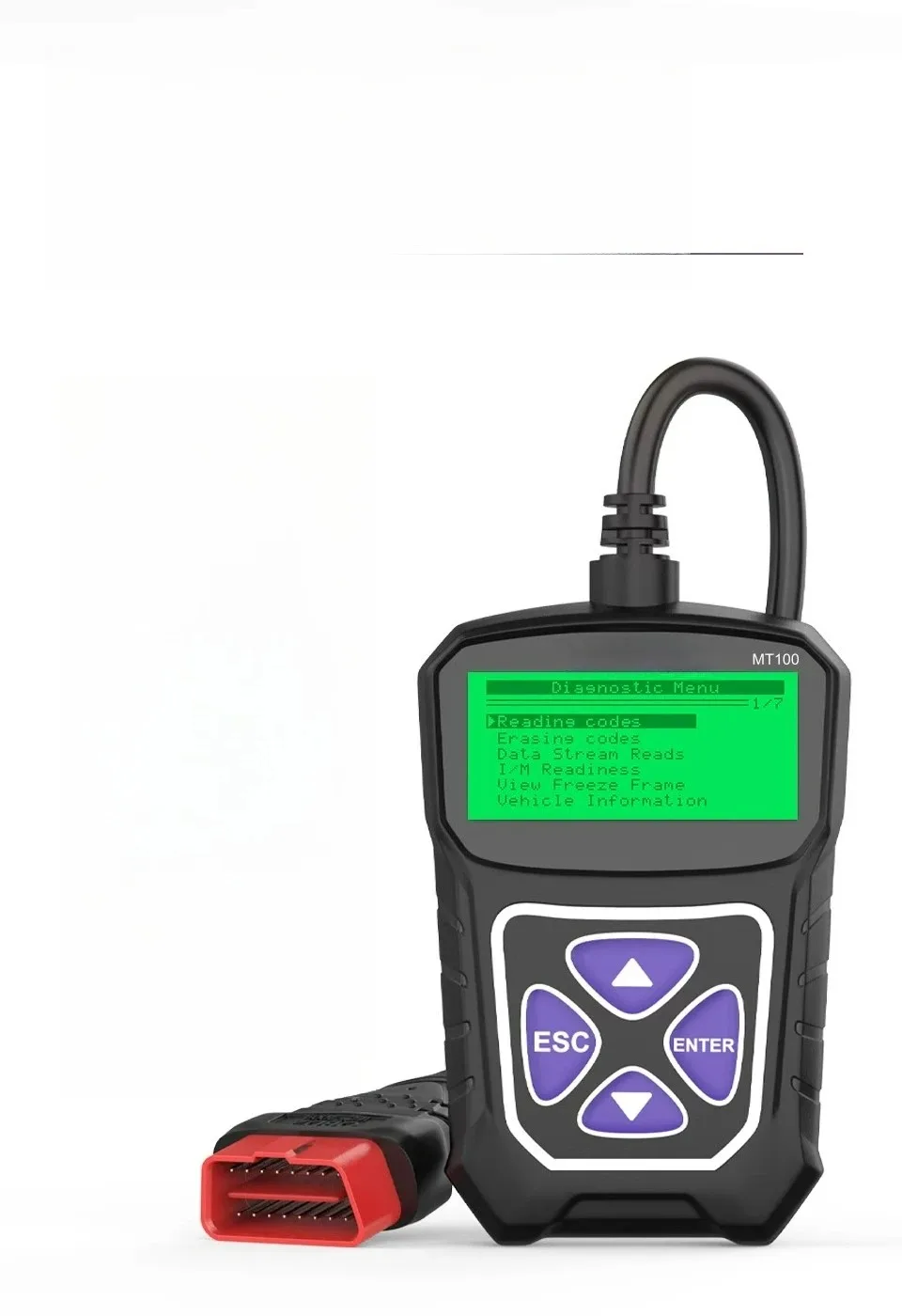 

Car Detection Device for Car Code Reader Scanner Tool for MT100 OBD2