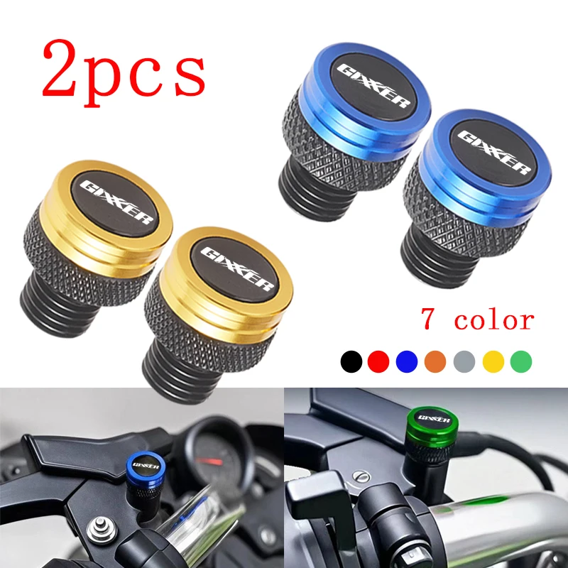 

For GIXXER 250 SF 150 125 155 GSX- S 150 125 M10*1.25 Motorcycle CNC Aluminum Mirror Hole Plugs Screws Bolts Cover Caps