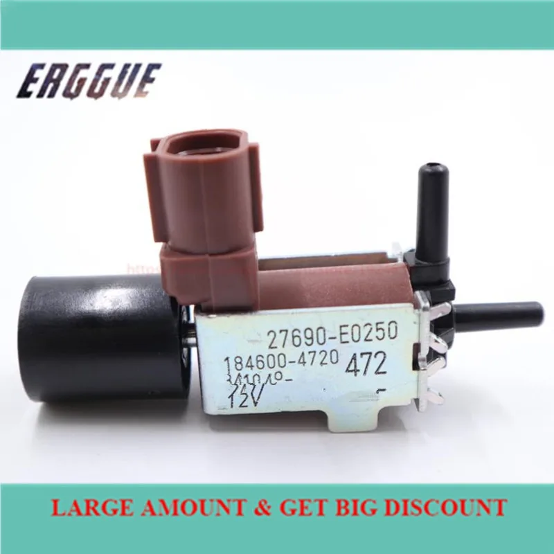 Brand New 27690-E0250 184600-4720 Vapor Canister Purge Valve Solenoid For HINO