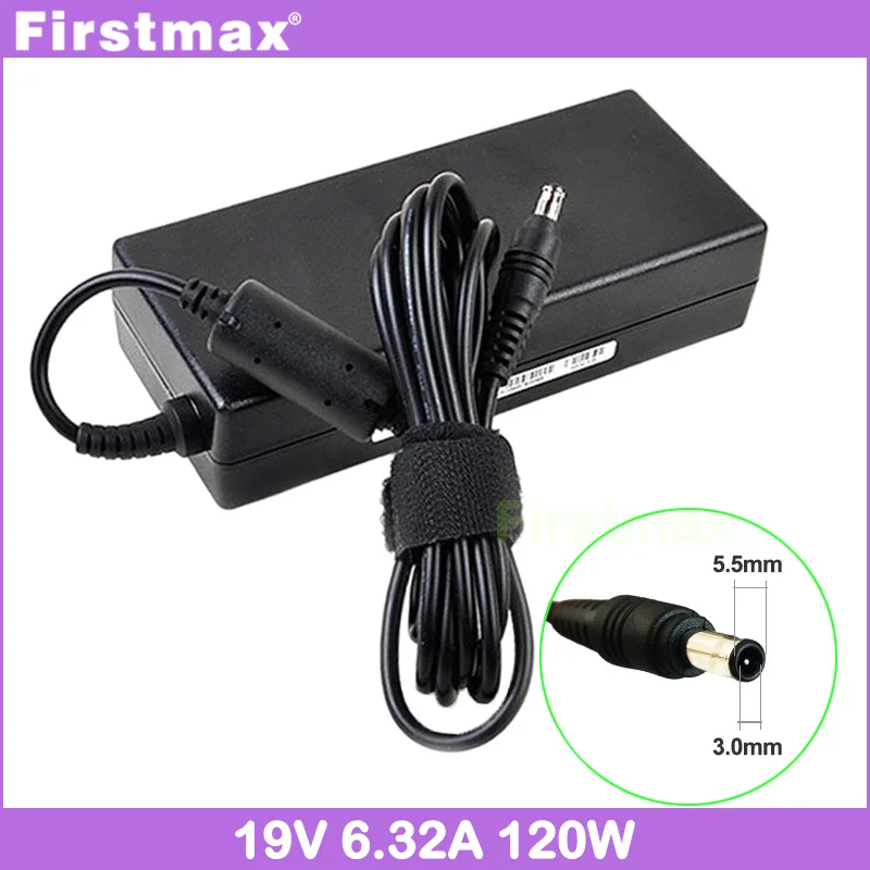 AC adapter 120W 19V 6.32A AA-PA2N120 AD-12019G PA-1121-52 for Samsung laptop charger DP500A2D DP700A3B-A01US DP700A3C DP700A3D