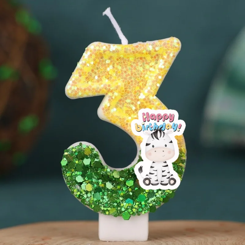 Forest Animal zebra Digital Ca - Zebra Candle Supplies ulasan dan harga
