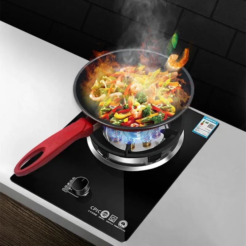 5.2KW Gas Stove Single stove Liquefied petroleum gas Desktop embedded Single natural gas gas stove Household fierce fire