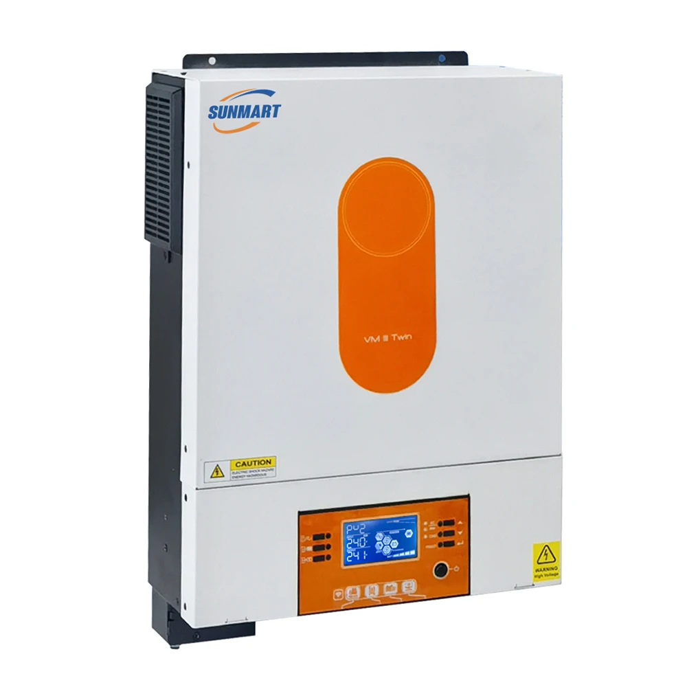 4k Solar Hybrid Inverter Dc to Ac Mppt Dual Output 24V 120A MPPT Pv Range 60-500 Built in Wifi 97% Efficiency Pure Sine Wave view 3