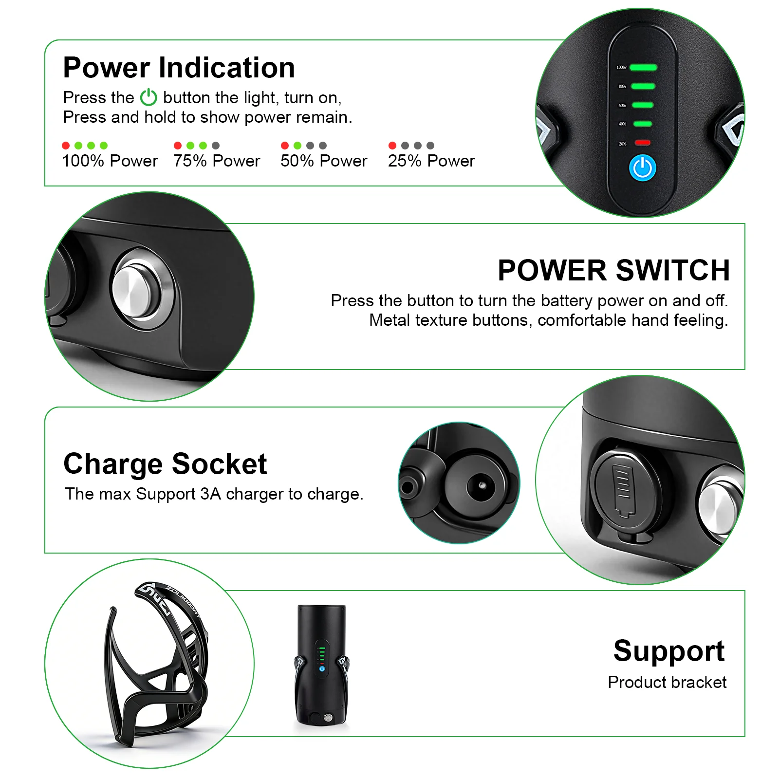 UNIT PACK POWER Flaschen-E-Bike-Akku 36V 7Ah 48V 10,5Ah Elektrofahrrad-Batteriepack für Bafang Tongsheng 500W 350W 250W Motor – Detail 4