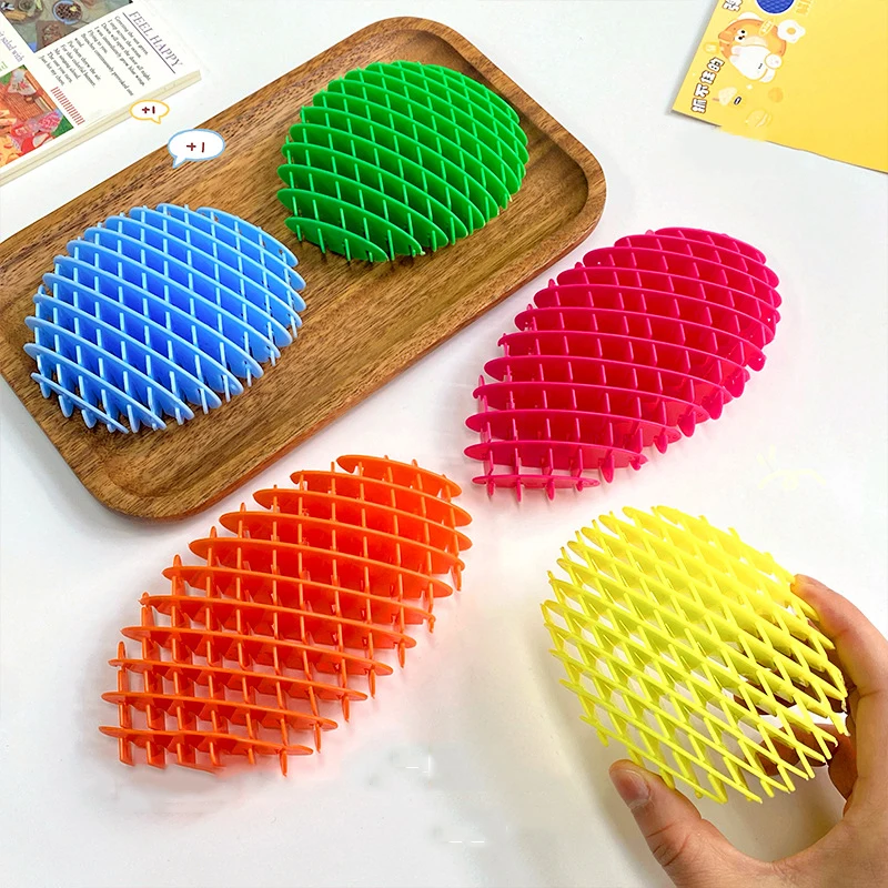Fidget Toys DIY Telescopic Deformation Elastic Mesh Stress Relief kids Toys funny Stress Ball for Children Adult Gifts