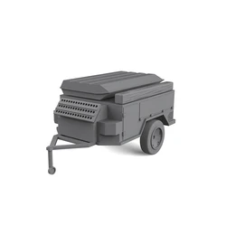 Yao's Studio LYT029 1/87 1/76 1/72 1/64 1/220 1/160 1/144 1/120 1/100 HO Camping Trailer For Model Railroads Display Type-2